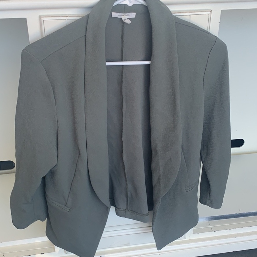 Olive green blazer